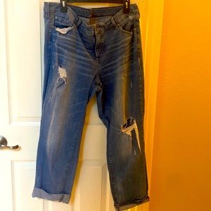 Torrid boyfriend straight capris size 20R